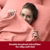 image:imageMellanni Iconic 4Piece Ultra Soft Sheet Set Queen Brown1621 Coral