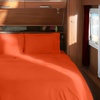 image:imageMellanni Iconic 4Piece Ultra Soft Sheet Set Queen Brown1667 Poppy Orange