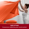 image:imageMellanni Iconic 4Piece Ultra Soft Sheet Set Queen Brown1667 Poppy Orange
