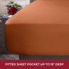 image:imageMellanni Iconic 4Piece Ultra Soft Sheet Set Queen Brown1678 Terracotta