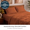 image:imageMellanni Iconic 4Piece Ultra Soft Sheet Set Queen Brown1678 Terracotta