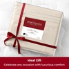 image:imageMellanni Iconic 4Piece Ultra Soft Sheet Set Queen Brown1812 Beige
