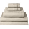 image:imageMellanni Iconic 4Piece Ultra Soft Sheet Set Queen Brown1812 Beige