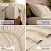 image:imageMellanni Iconic 4Piece Ultra Soft Sheet Set Queen Brown1812 Beige