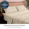 image:imageMellanni Iconic 4Piece Ultra Soft Sheet Set Queen Brown1812 Beige