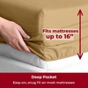 image:imageMellanni Iconic 4Piece Ultra Soft Sheet Set Queen Brown1862 Gold