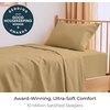 image:imageMellanni Iconic 4Piece Ultra Soft Sheet Set Queen Brown1862 Gold