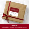 image:imageMellanni Iconic 4Piece Ultra Soft Sheet Set Queen Brown1862 Gold