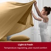 image:imageMellanni Iconic 4Piece Ultra Soft Sheet Set Queen Brown1862 Gold