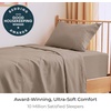 image:imageMellanni Iconic 4Piece Ultra Soft Sheet Set Queen Brown1872 Tan