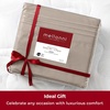 image:imageMellanni Iconic 4Piece Ultra Soft Sheet Set Queen Brown1872 Tan