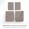 image:imageMellanni Iconic 4Piece Ultra Soft Sheet Set Queen Brown1872 Tan