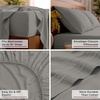 image:imageMellanni Iconic 4Piece Ultra Soft Sheet Set Queen Brown1875 Taupe