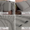 image:imageMellanni Iconic 4Piece Ultra Soft Sheet Set Queen Brown1875 Taupe