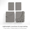 image:imageMellanni Iconic 4Piece Ultra Soft Sheet Set Queen Brown1875 Taupe