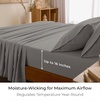 image:imageMellanni Iconic 4Piece Ultra Soft Sheet Set Queen Brown1875 Taupe