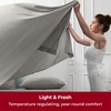 image:imageMellanni Iconic 4Piece Ultra Soft Sheet Set Queen Brown1875 Taupe