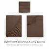 image:imageMellanni Iconic 4Piece Ultra Soft Sheet Set Queen Brown1887 Brown