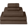 image:imageMellanni Iconic 4Piece Ultra Soft Sheet Set Queen Brown1887 Brown