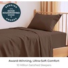 image:imageMellanni Iconic 4Piece Ultra Soft Sheet Set Queen Brown1887 Brown