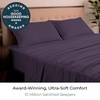 image:imageMellanni Iconic 4Piece Ultra Soft Sheet Set Queen Brown1952 Purple