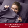 image:imageMellanni Iconic 4Piece Ultra Soft Sheet Set Queen Brown1952 Purple