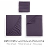 image:imageMellanni Iconic 4Piece Ultra Soft Sheet Set Queen Brown1952 Purple