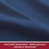 image:imageMellanni Iconic 4Piece Ultra Soft Sheet Set Queen Brown1959 Navy Blue