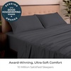 image:imageMellanni Iconic 4Piece Ultra Soft Sheet Set Queen Brown1970 Charcoal