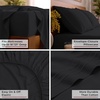 image:imageMellanni Iconic 4Piece Ultra Soft Sheet Set Queen Brown1990 Black
