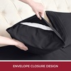 image:imageMellanni Iconic 4Piece Ultra Soft Sheet Set Queen Brown1990 Black