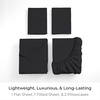 image:imageMellanni Iconic 4Piece Ultra Soft Sheet Set Queen Brown1990 Black