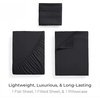 image:imageMellanni Iconic 4Piece Ultra Soft Sheet Set Queen Brown1990 Black