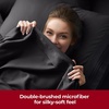 image:imageMellanni Iconic 4Piece Ultra Soft Sheet Set Queen Brown1990 Black