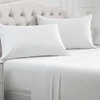 image:imageMellanni Iconic 4Piece Ultra Soft Sheet Set Queen Brown3394 Pinstripe Gray