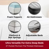 image:imageMellanni Iconic 4Piece Ultra Soft Sheet Set Queen Brown5364 Chevron Gray