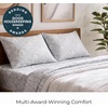 image:imageMellanni Iconic 4Piece Ultra Soft Sheet Set Queen Brown7394 Paisley Gray