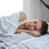 image:imageMellanni Iconic 4Piece Ultra Soft Sheet Set Queen Brown8561 Laced Sky Blue