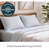 image:imageMellanni Iconic 4Piece Ultra Soft Sheet Set Queen Brown8561 Laced Sky Blue