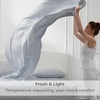 image:imageMellanni Iconic 4Piece Ultra Soft Sheet Set Queen Brown8561 Laced Sky Blue