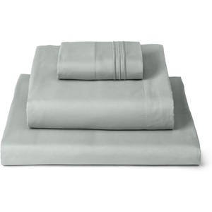 image:imageMellanni Iconic 4Piece Ultra Soft Sheet Set Queen Brown1284 Spa Mint