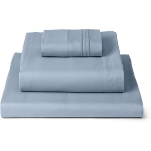 image:imageMellanni Iconic 4Piece Ultra Soft Sheet Set Queen Brown1573 Blue Hydrangea