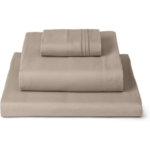 image:imageMellanni Iconic 4Piece Ultra Soft Sheet Set Queen Brown1872 Tan