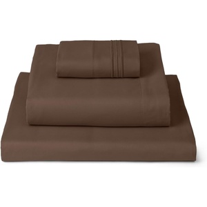 image:imageMellanni Iconic 4Piece Ultra Soft Sheet Set Queen Brown1887 Brown