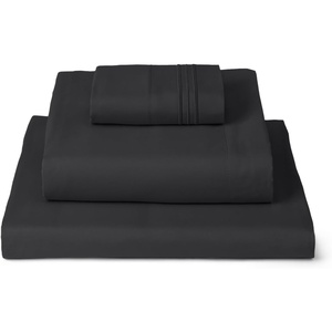 image:imageMellanni Iconic 4Piece Ultra Soft Sheet Set Queen Brown1990 Black