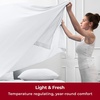 image:imageMellanni Iconic 4Piece Ultra Soft Sheet Set King Brown1102 White