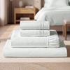 image:imageMellanni Iconic 4Piece Ultra Soft Sheet Set King Brown1126 Ivory