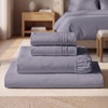 image:imageMellanni Iconic 4Piece Ultra Soft Sheet Set King Brown1357 Hazy Lilac