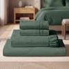 image:imageMellanni Iconic 4Piece Ultra Soft Sheet Set King Brown1448 Emerald Green