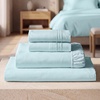image:imageMellanni Iconic 4Piece Ultra Soft Sheet Set King Brown1524 Aqua